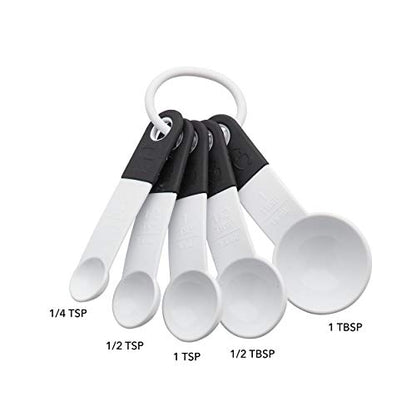 KitchenAid KE057OHWHA Classic Measuring Spoons - color: White/Black