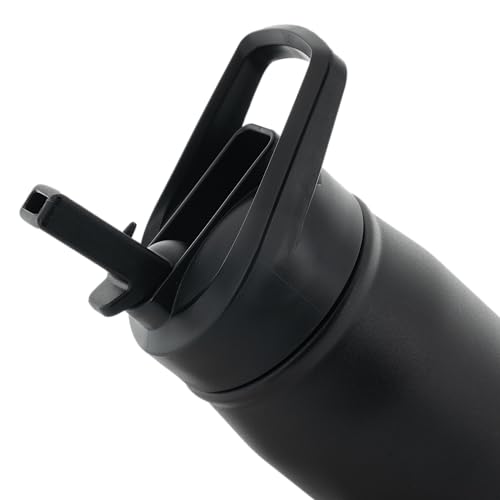adidas Straw Lid Metal Water Bottle 600 mL - color: Black/White/Black/M/2