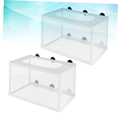 BESPORTBLE 2pcs Fish Breeder Net for Aquarium Hatchery Incubator Cups for Fry Isolation and Increased Survival Rate Fish Tanks