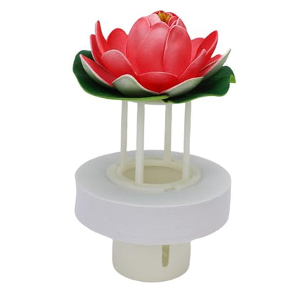 Fish Tank Atomizer Float Water Aquarium Mist Maker Splash Guard Floating Buoy Accessory for Pond Water Fountain White