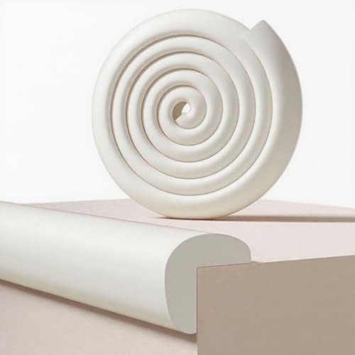 2M Foam Headboard Wall Protector,Thick Cushioned Bumper Guard to Prevent Scratches/Collisions,Protects Walls & Headboards from Damage,Easy to Install(White) - color: White2