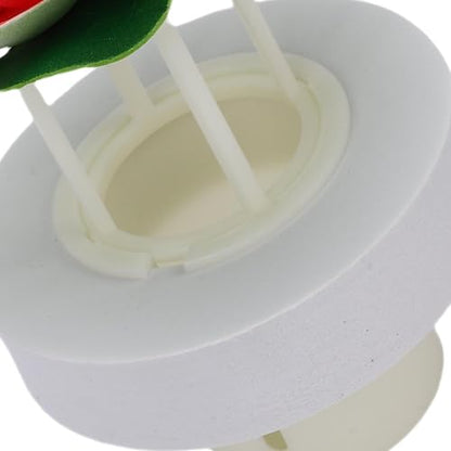 Fish Tank Atomizer Float Water Aquarium Mist Maker Splash Guard Floating Buoy Accessory for Pond Water Fountain White