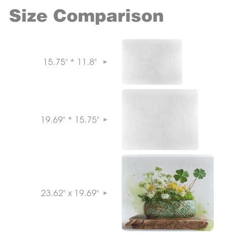 Coffee Mat Pot Moss Arrangement Green Coffee Bar Mat Hide Stain Absorbent Drying Pad with Waterproof Rubber Backing Fit Under Coffee Maker Machine Pot Espresso