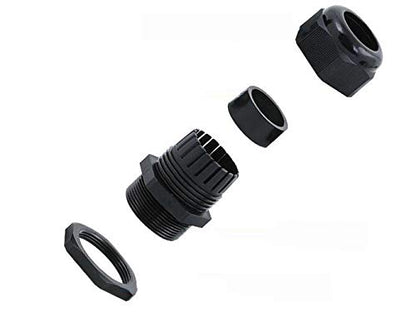 20pcs Cable Gland Waterproof Adjustable 3-13mm Cable Connectors PG7 PG9 PG11 PG13.5 PG16 Plastic Cable Gland Joints Wire Protectors