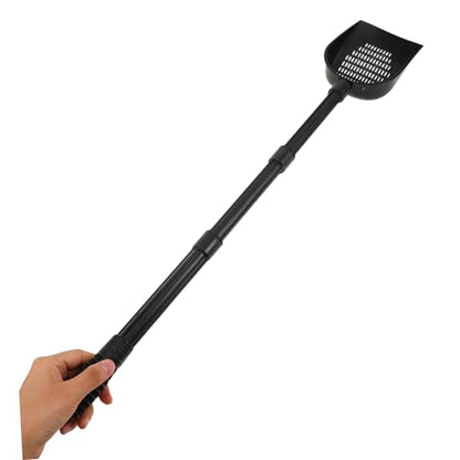 Lurrose Ergonomic Long Handle Aquarium Sand Cleaner Shovel Multi-Functional Fish Tank Gravel Scoop Debris Removal Secure Tank Decoration Maintenance Lizards Habitats Garden Sand Cleaning