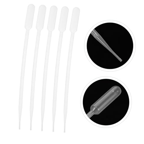 ABOOFAN 100pcs Water Droppers Portable Pipettes Droppers Plastic Pipettes for Liquid Accurate Suction for Aquariums Crafts