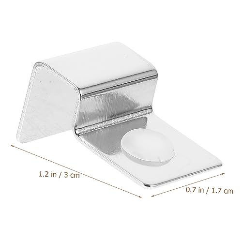 Ipetboom 3sets Stainless Steel Aquarium Clips 10mm Easy Install Tank Mounting Clip for Glass Cover 4pcs*3
