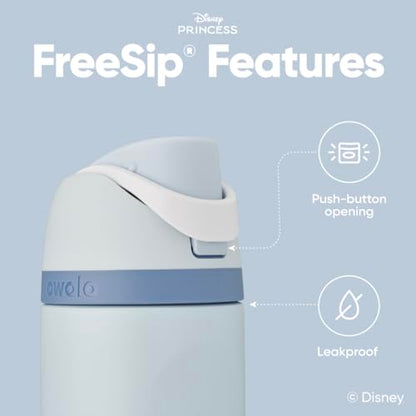 Owala Princess FreeSip Stainless Steel Water Bottle 24 oz Cinderella - color: Cinderella, size: 24 Ounces