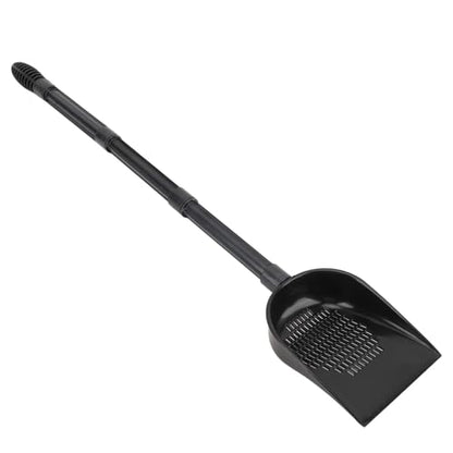 Aquarium Sand Scooper, Premium PVC Fish Tank Sand Shovel with Quick Drainage System and Removable Extension Rod, for Reptile Terrarium Substrate and Pet Waste Cleaning