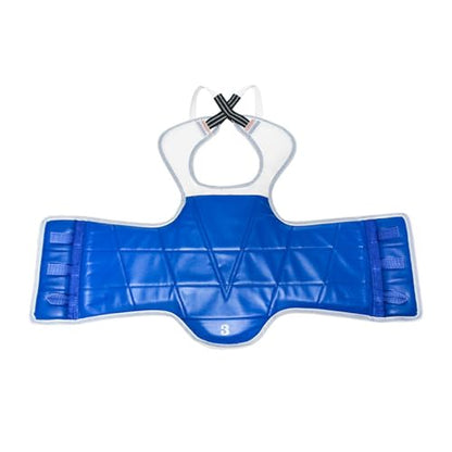 Taekwondo Chest Guard Breathable Polyester Adjustable Fit Training Gear Leather Taekwondo Protectors Perfect for Adults PU Martials Art Chest Guard Adjustable
