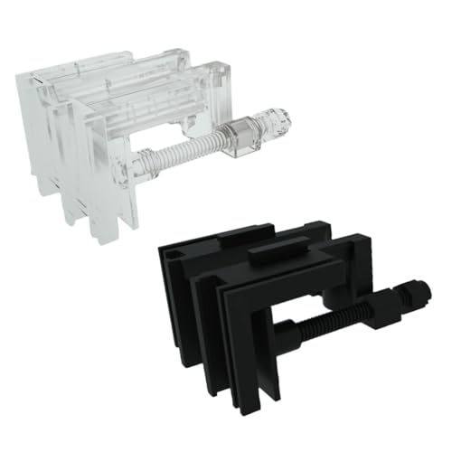 LIFKOME 2pcs Acrylic Fixing Clamps for Fish Tanks Multi-functional Clips and Wear-resistant Hose Holder Easy Install for Aquariums Options