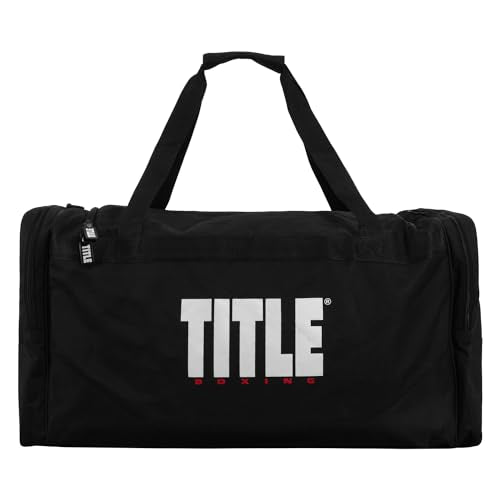 TITLE Boxing Deluxe Gear Bag (Black)