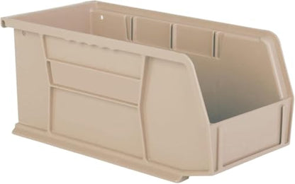 HE HUDSON EXCHANGE 11" x 5.5" x 5" (6 Pack) Plastic Stackable Storage Bin, Stone - color: Stone, size: 6 Pack