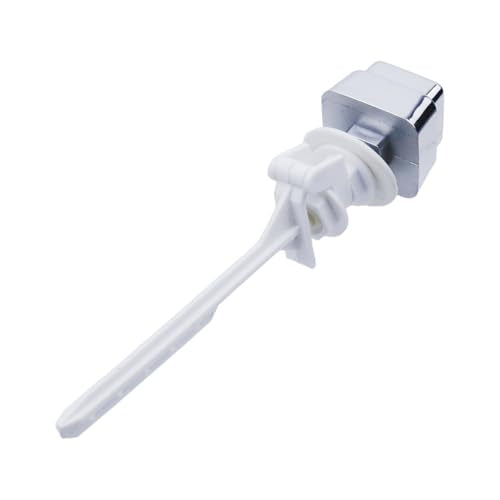 Semetall Toilet Flush Handle-Push Button Tank Handle Replacement, Side Mount Trip Lever, PVC,Set of 2 - size: Fit 1.7×1.7cm