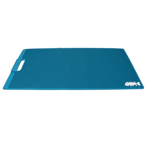 NonSlip Fish Fillet Mat for Filleting, Cutting, Cleaning Heavy Duty Rollable Fish Bait Cutting Board No Need Fish Grippers Large Size Fish Cleaning Mat (14 * 28”, Green) - color: Green, size: 28"L x 14"W