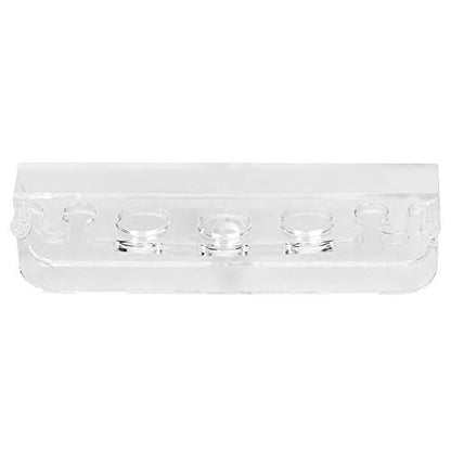 Acrylic Transparent Aquarium Tool Holder, Maintenance Rack S, White Clear, Space Saving Organizer - Durable Material, Easy Installation, Ideal for Fish Tank Tools