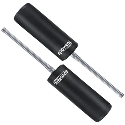 Inflatable Blocking Pads, 2 Pack for Football & Basketball Training | Padded defense training equipment with pugil sticks for football, basketball, lacrosse, boxing and martial arts practice