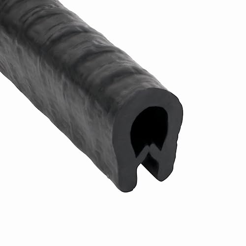 Edge Trim Black Small, Fits Edge 1/16 to 1/8 Inch, Length 10 Feet (3 Meter)