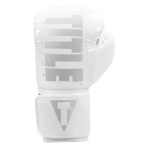 TITLE Boxing Inferno Intensity Elastic Training Gloves - color: White, size: 16 oz