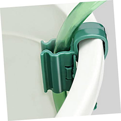 FRCOLOR 8pcs Water Bucket Clips for Fish Tank Multifunctional Aquarium Holder for Hose Pipe and Inlet Outlet Fixing Plastic Clips