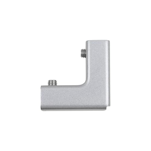 Geesatis 4Pcs L Shape Glass Fixing Clip Accessories,Aluminum Alloy,Reinforced Clip for Rimless Aquarium Shower Door Cube Glass Panel Fixing(Silver) - style: L Shape Glass Fixing Clip（Silver）