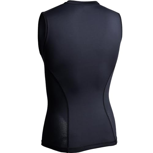 COOLOMG Adult Baseball Chest Protector Mens Padded Shirt Heart Guard - color: Black, size: Medium