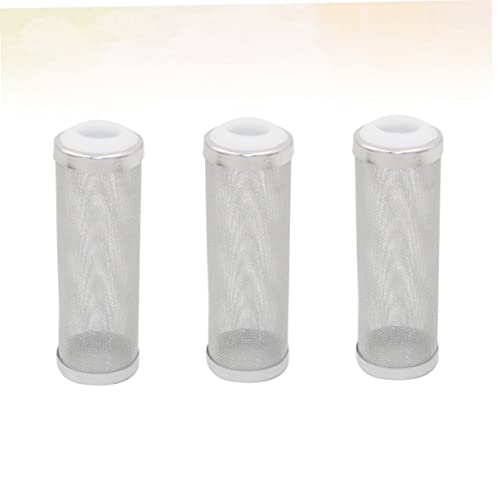 Ipetboom 9pcs Stainless Steel Fish Tank Inlet Cover White Prevents Young Fish from Being Sucked Filtering Net for Aquariums Easy to Install Protects from Debris