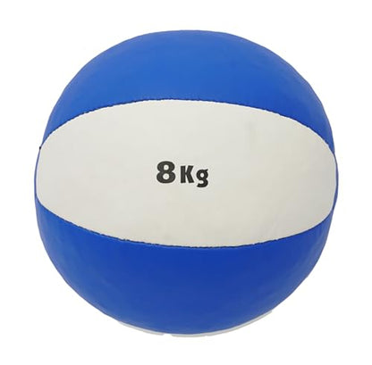 Fitness Weighted Medicine Exercise Ball for Yoga, Pilates, Strength Training & Physical Therapy Durable Muscle Driver Sport Gym Anti-Slip Tough Grip - size: 8 kg