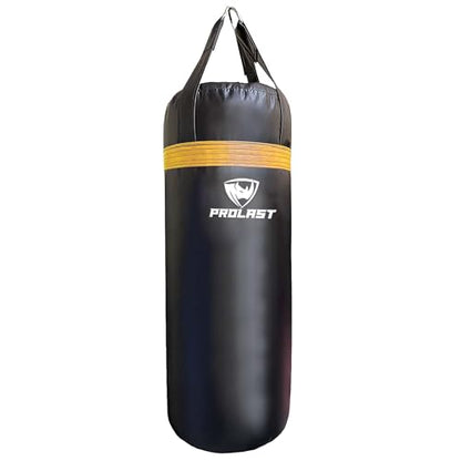 Punching Bag for Experienced and Beginners, Boxing, MMA, Martial Arts, Muay Thai Training Equipment, Hanging, 3ft, 50 lbs, Rhino Logo - color: Yellow, size: Unfilled