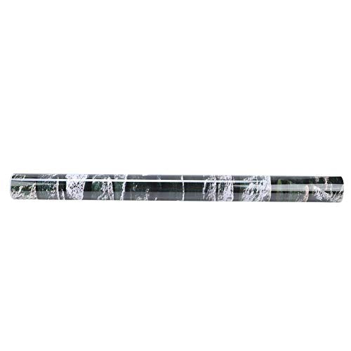 Aquarium Background Poster Fish PVC Sticker Stonewalling Pattern Self Adhesive Wallpaper Aquarium Glass Sticker Decorative (61 * 30cm)