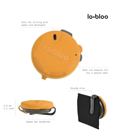lobloo Mouth Guard case: Athlete-Designed Protection and Hygiene - Orange - color: Orange