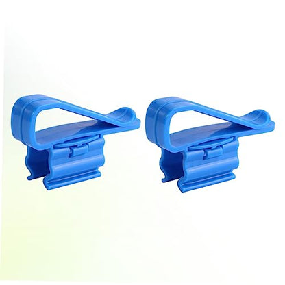 2pcs Plastic Fish Tank Aquarium Bucket Hose Holder Clip Bucket for Fish Tank Cleaning Aquarium Filtration Hose Clip Fish Tank Clean Pump Fixing Clamp Aquarium Filtration Hose Clamp
