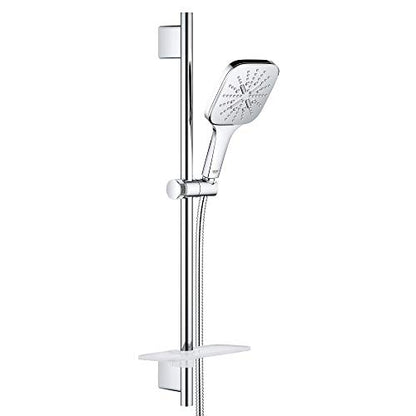 GROHE 26585000 Rainshower SmartActive 24" Shower Slide Bar Kit - 3 Sprays, 1.75 gpm, Starlight Chrome