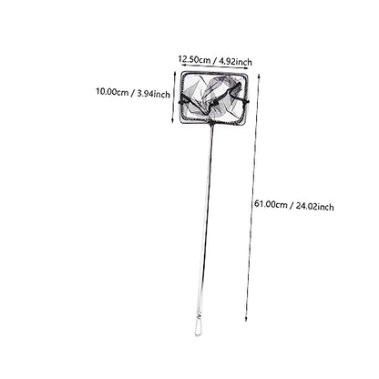 INOOMP 1pc Telescopic Fishing Net Fish Shrimp Catching Tool for Aquarium Use Fish-Friendly Design