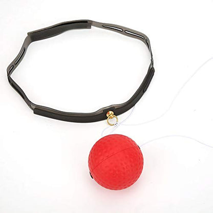 Dioche Boxing Reflex Ball Set with Reflex Ball and Headband, Boxing Speed Training Balls, Boxing Punch Exercise Ball for Reflex Speed Training, Fight Skill and Hand Eye Coordination Training