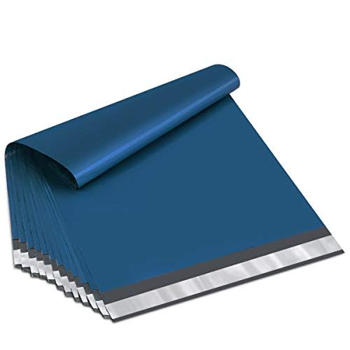 UCGOU Poly Mailers 14.5x19 Inch Navy Blue 200 Pack Large Shipping Bags #7 Strong Thick Mailing Envelopes Self Sealing Adhesive Waterproof and Tear Proof Boutique Packaging Postal for Clothing - color: Navy Blue, size: 14.5x19" 200PC