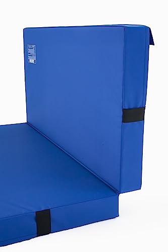 We Sell Mats Bifolding Gymnastics Crash Landing Mat Pad, Safety for Tumbling, Back Handspring Training and Cheerleading - size: 4 ft x 4 ft x 4 Inch