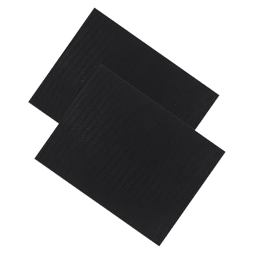 BESPORTBLE 2pcs Fish Tank Leveling Mat Durable Non Slip Sponge Pad for Aquarium Base Shock Absorbing and Vibration Reducing Design Thick for Secure Aquatic Environments