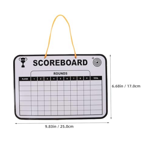 POPETPOP Golf Scorecard Board Erasable Hanging Dry Erase Score Card Boards Reusable with 1 Pen Game Score Keeper for Men Women Golfer, Family