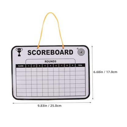POPETPOP Golf Scorecard Board Erasable Hanging Dry Erase Score Card Boards Reusable with 1 Pen Game Score Keeper for Men Women Golfer, Family