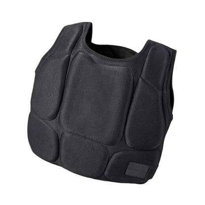 Martial Arts Chest Guard Heavy Duty Foam Padding Body Protector Fit for Adult Sparring Shock Absorbing Karate Taekwondo Gear Adjustable Straps Ventilated Polyester - size: Large