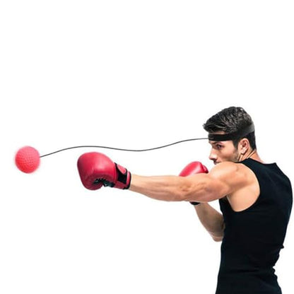 PUCHEN Box Bollen, Box Ball Game, Boxing Reflex Ball, Boxing Ball with Headband Punching Balls Equipment for, Reaction Speed,Agility, Punching Speed, Fight Skilland Hand Eye Coordination Training