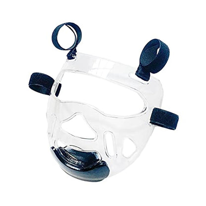 Clear Taekwondo Mask for Adult Martial Arts Headgear with Detachable Face Shield - Thick Padded Protection for Karate, Boxing, Sparring, Muay Thai, Kickboxing Training - color: Adult