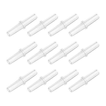 Aquarium Air Valve Connector, Aquarium Air Pump Accessories Straight Connector Plastic Inline Tubing, (12 Pcs), Intended for Fish Tank Oxygenation System - style: Straight Connector