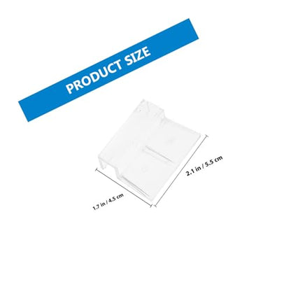 balacoo 12pcs Acrylic Aquarium Lid Support Brackets Fish Tank Cover Holders for Tanks Sturdy and Safe for Rimless Aquariums and