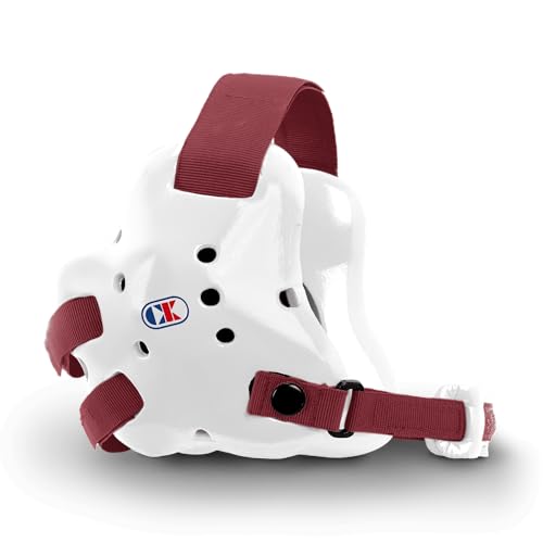Cliff Keen Fusion Wrestling Headgear - color: White / Maroon