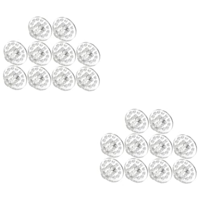 LIOOBO 2sets Acrylic Tank Base Rack for Aquarium Marine Source Decor Smooth Line 10pcs*2