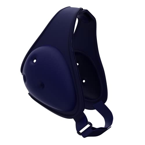 Snapdown Wrestling Headgear, Soft Adjustable Ear Guard for Adults and Youth, MMA and BJJ, One Size - color: Navy