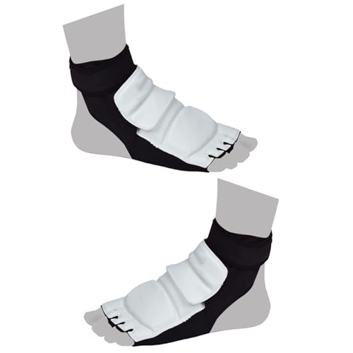 Taekwondo Sparring Gear Foot Protector, Breathable Non-Slip (38-39) | Martial Arts Protective Foot Gear, Karate Boxing Sparring Foot Guard for Kung Fu Boxing Kickboxing Training - size: XL 38-39, style: XL 38-39