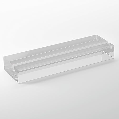 Bemaystar Acrylic Stands for Display, Plaques, Crystals, Photo Albums, Display Base Stand, RectangularBase